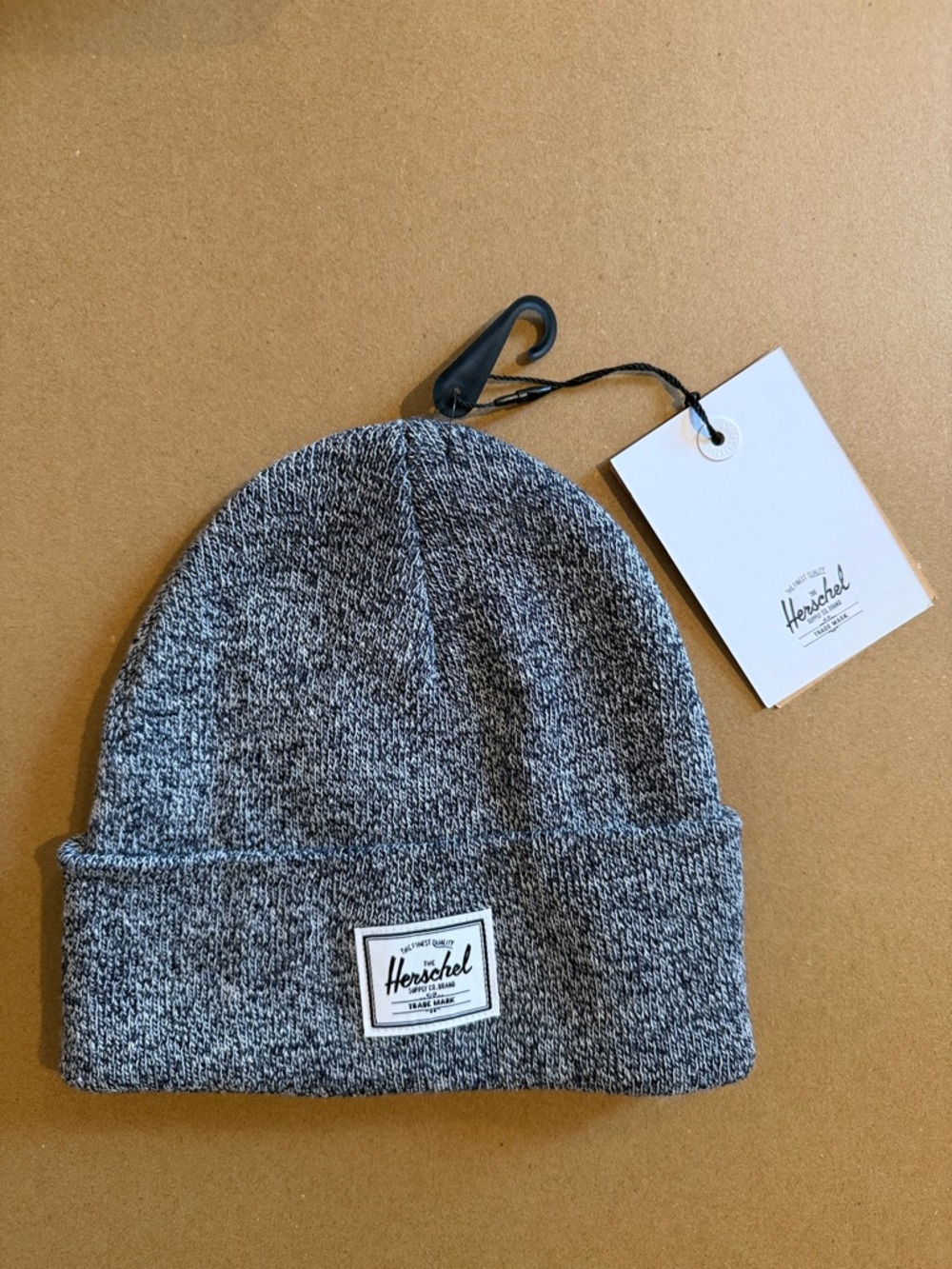Herschel Heather Navy Marled Knit Elmer Beanie